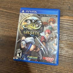 Ys Memories of Celceta PS Vita Complete CIB Tested Working JRPG