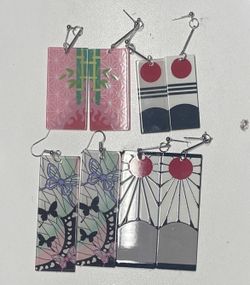 Anime Demon Slayer Earrings