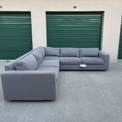 West Elm Down Feather Sectional Couch 🛻Delivery Available🛻