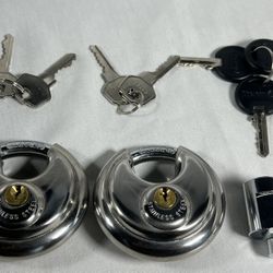 Lot Of 3 Locks For Self Storage New !!! 