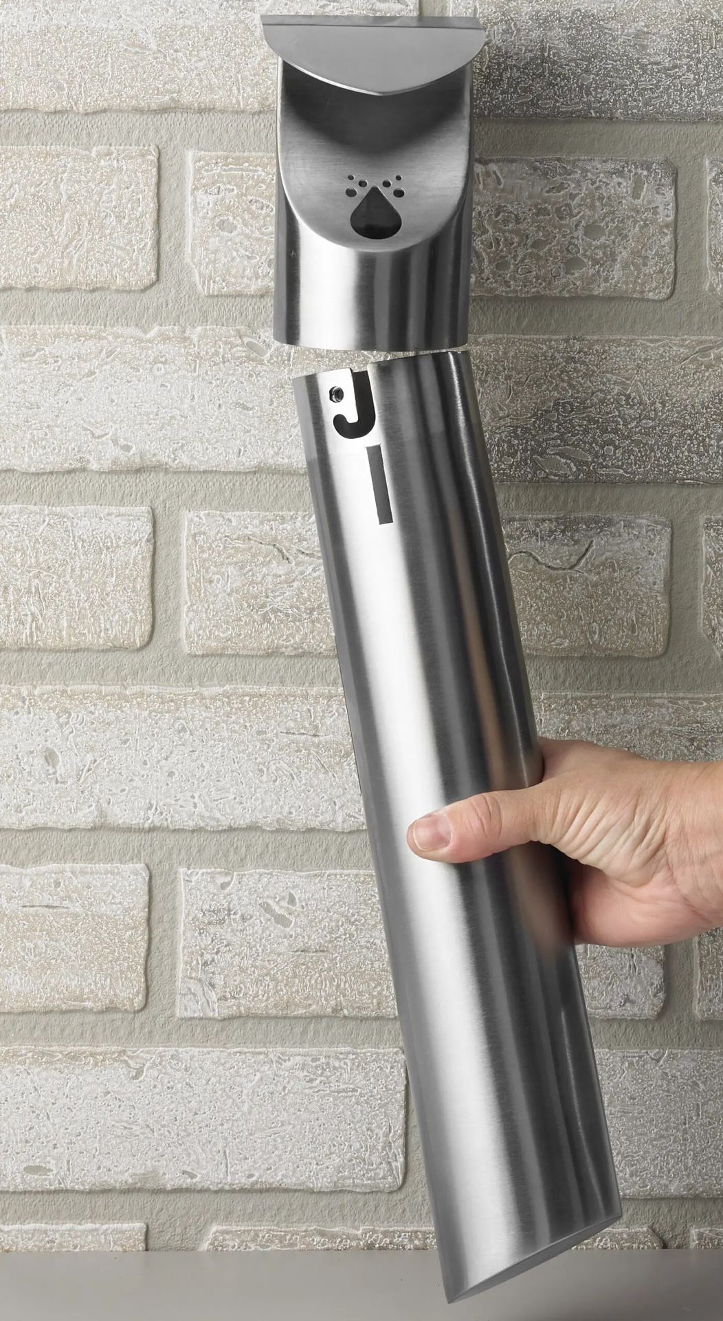 New Commercial Zone 712529 Leafview Stainless Steel Wall-Mounted Cigarette Receptacle