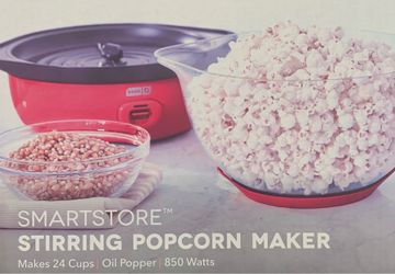 24 Cup Stirring Popcorn Maker, NEW!