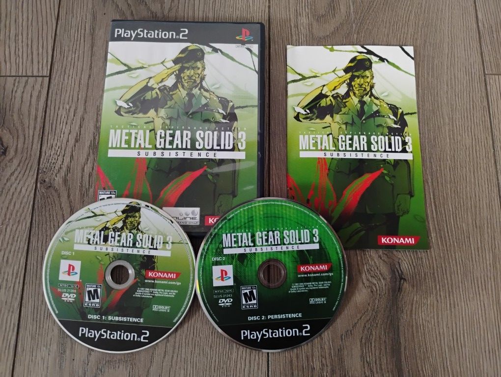 Metal Gear Solid 3 Subsistence Two Disc Set