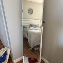 White Jewelry Cabinet