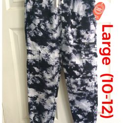 WN Boys 'Cargo Jogger' Pants - Large  (10 - 12) *NWT*