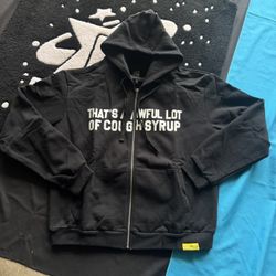 Awful Lot Of Cough Syrup Hoodie Size s