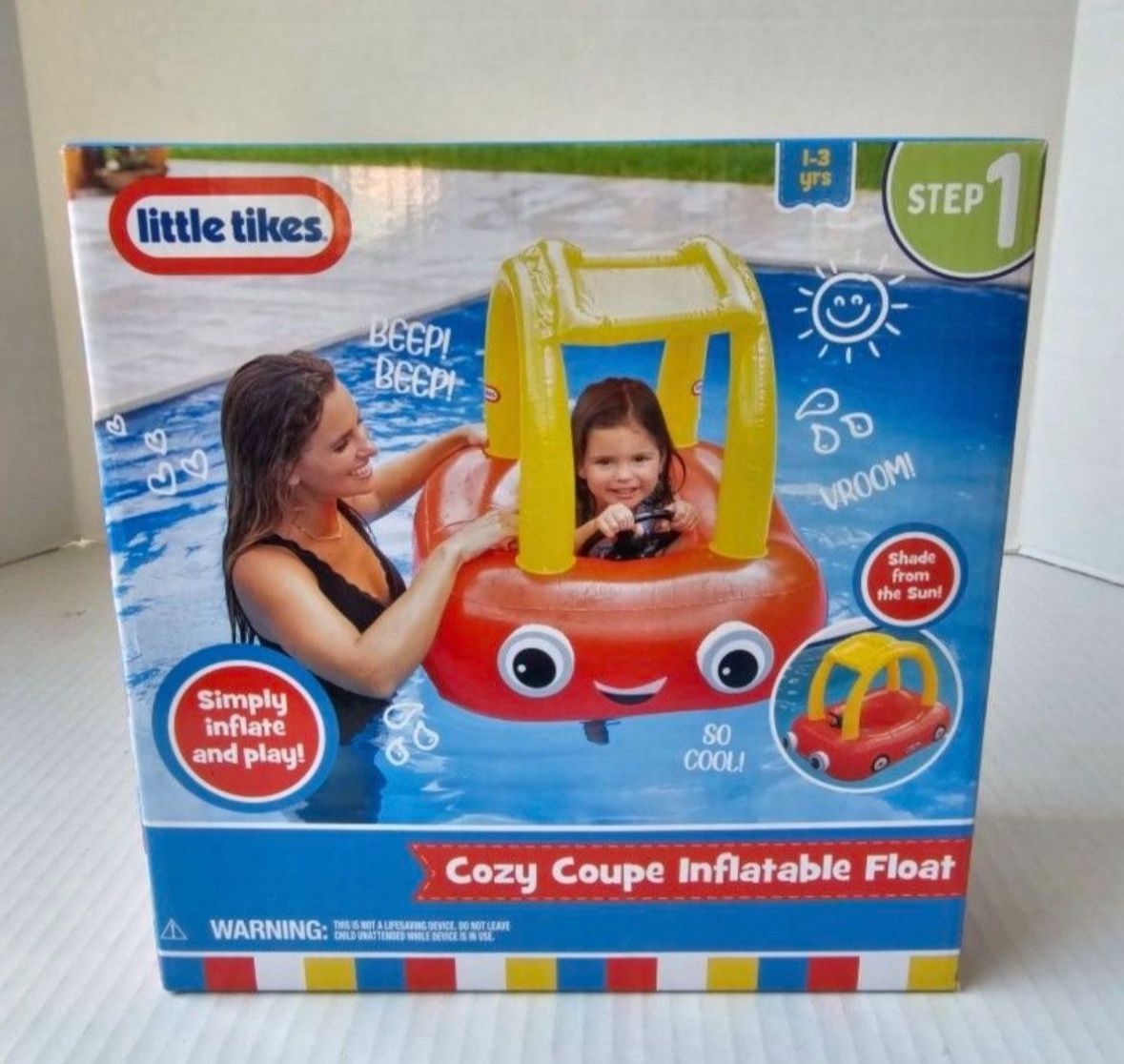 Little Tikes Cozy Coupe Inflatable Float NEW