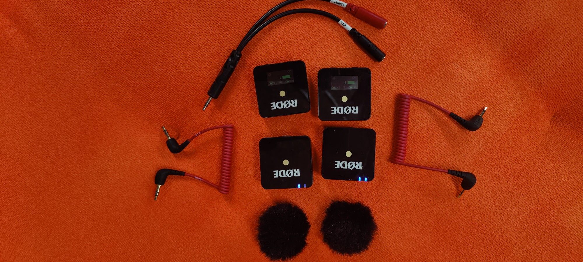 2 Full Sets Of Rode Wireless Go Microphones