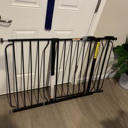 Easy Step Extra Wide Black Safety Gate Baby Gate