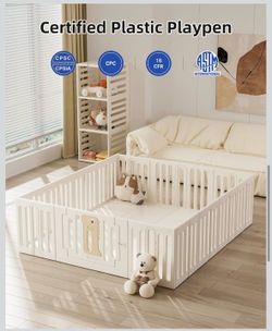 Baby Playpen – Large 71x59” Indoor/Outdoor Play Yard | KNICKKTOY