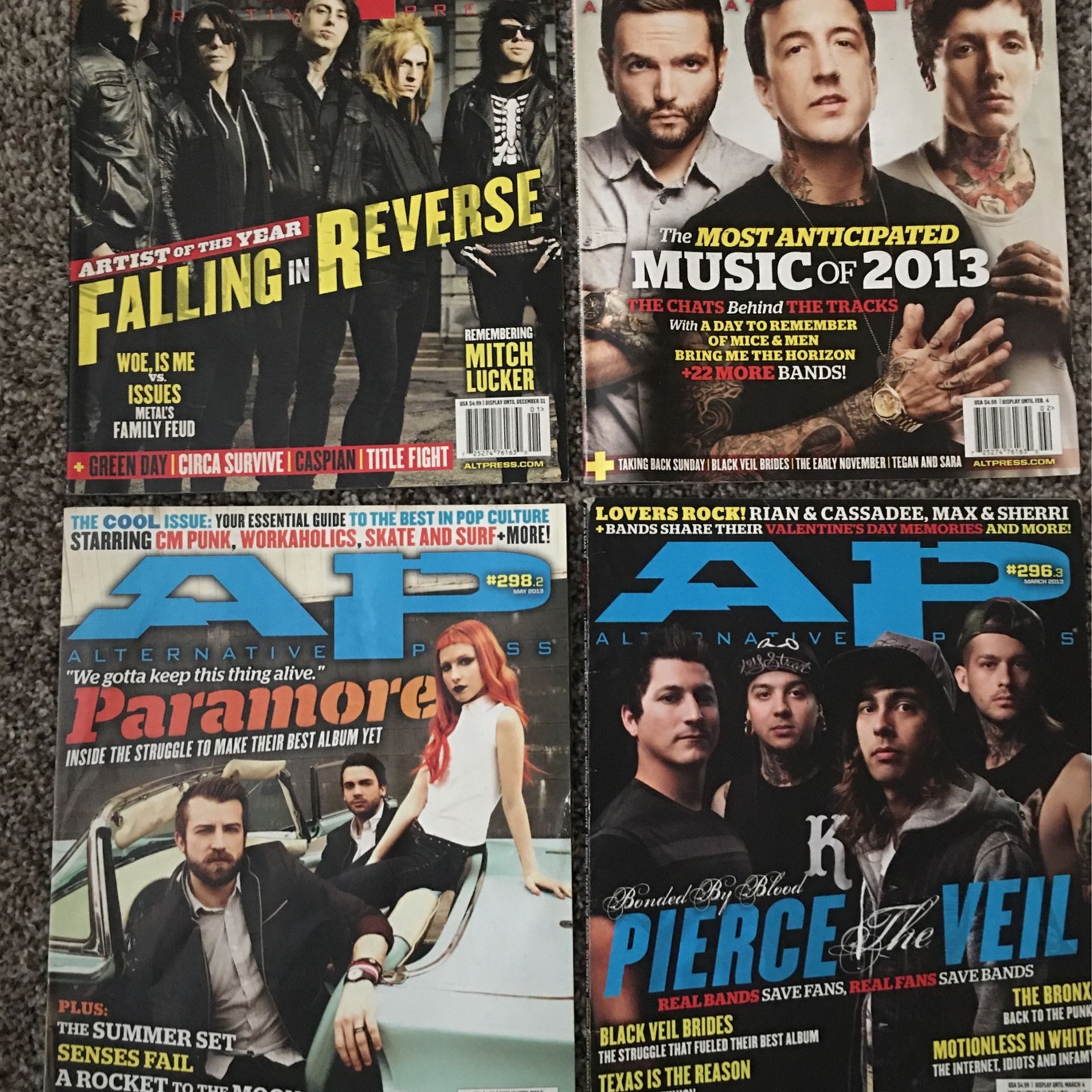 Four (4) Alternative Press Magazines