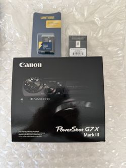 CANON G7X MARK III BRAND NEW BUNDLE
