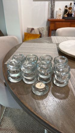 Tea Light Glass Candle Holders (25 total)