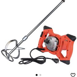 XBAOHENG Industrial Grade Cement Paint Putty Powder Coating Electric Mixer 220V 800RPM