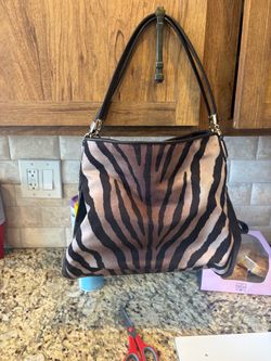 Limited edition animal print coach bag