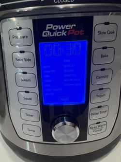 Power Cooker PC-WAL1 6 Quart Digital Electric Pressure Cooker & Canner for  Sale in West Palm Beach, FL - OfferUp