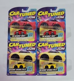 CarTuned JDM Series 6 '91 Acura NSX and '00 Acura Integra Type R Diecast. $10 Each