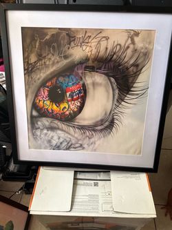 Cuadro estilo graffiti 25x25