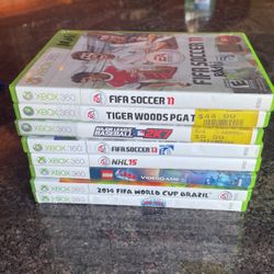 8 XBox 360 Games
