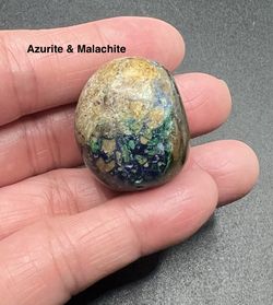 Azurite & Malachite Genuine Polished Stone from Peru 27.8g