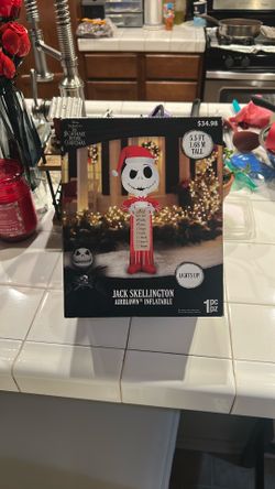 A nightmare before Christmas, Jack Skellington inflatable Christmas