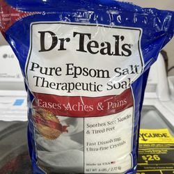 Dr. Teal’s Pure Epsom Salt — 6 Lbs