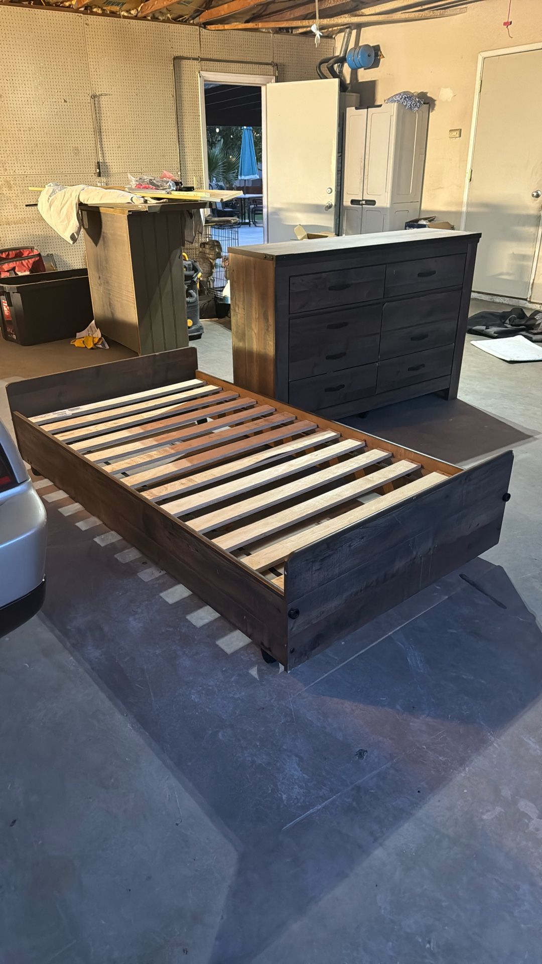 Dresser And Bed Frame.