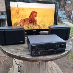 40"SAMSUNG 1080P TV/ROKU STICK/PIONEER RECEIVER/BOSE 201 SPEAKERS $450 FINAL PRICE
