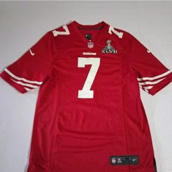 nike on field 49ers kaepernick jersey Size M  #7 Super Bowl