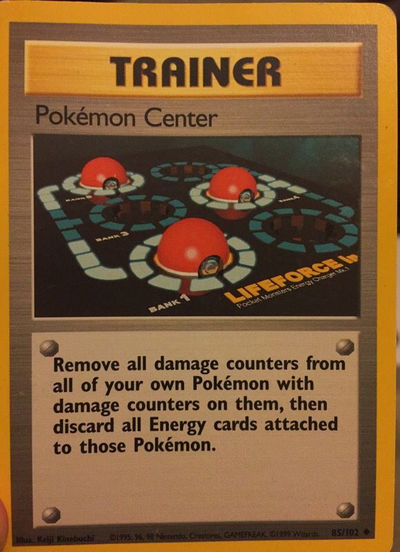 1995 Pokémon Trainer card