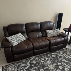 Leather Couch 