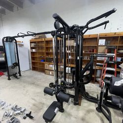 Total Home Gym Setup With Cable Crossovers 