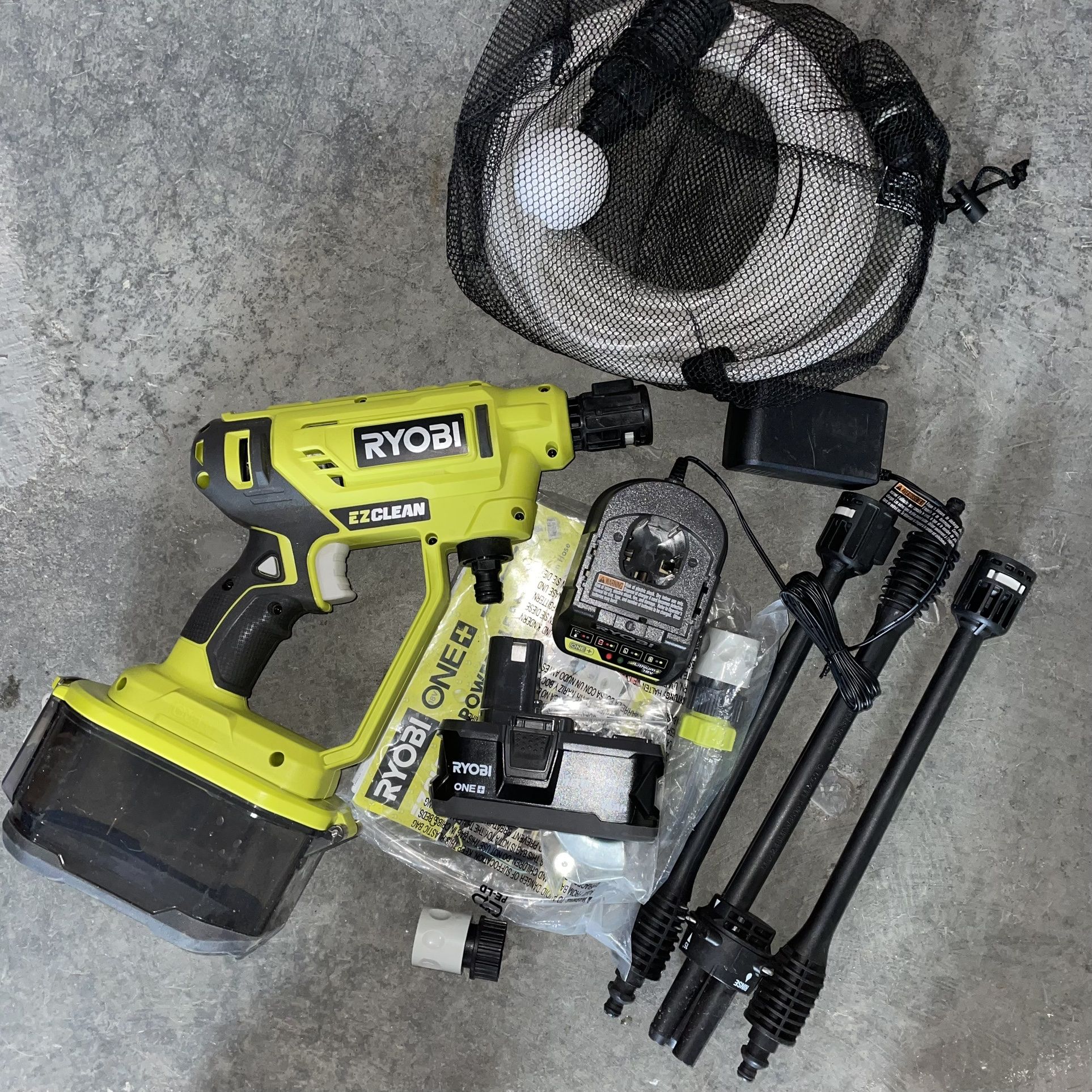 Ryobi 18v one+ 320 psi 0.8 gpm cold water cordless power cleaner online with 4.0 ah battery