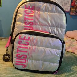 Justice 3-piece Girls Backpack Set! 