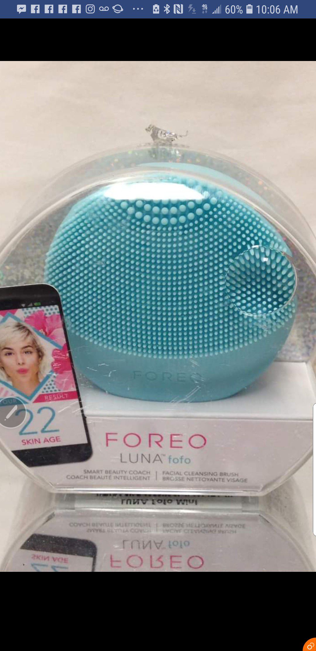 Fofo Face cleaning w silicone + vibration