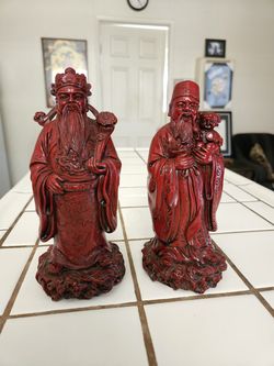 Vintage Pair Asian Figures