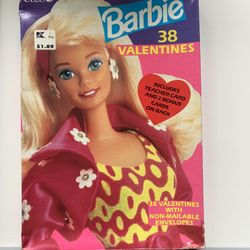 Vintage Barbie Valentines Cards And Kits 