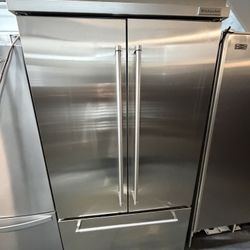 42” Kitchenaid Built In French Door Stainless Steel Refrigerator 