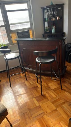 Bar With Two Chairs