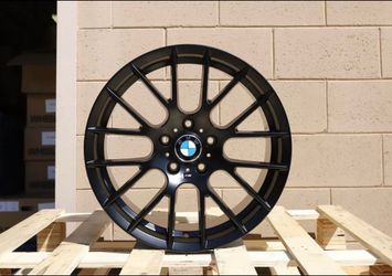 Brand New 359M Style 19x8.5/19x9.5 Staggered Satin Black Wheels 5x120 ET35/42 Fits BMW E90 E92 F30 X