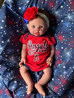 Silicon baby doll, 8 lbs, 22”