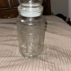 Vintage Planters 75th Anniversary Glass Jar