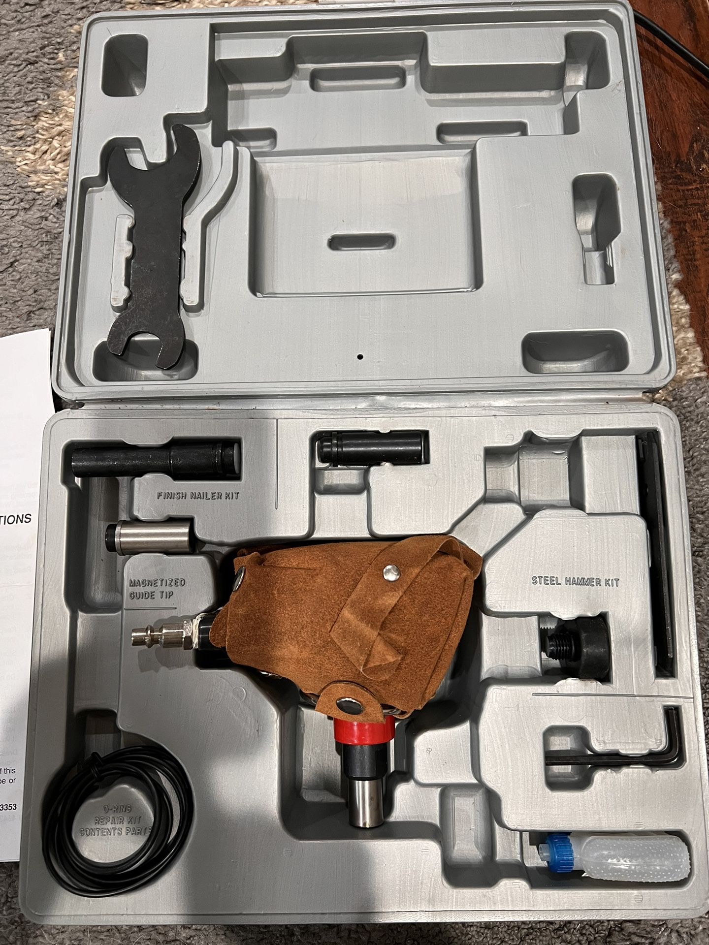 Central Pneumatic Professional Air Hand Nailer Kit 46433