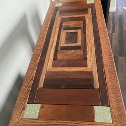 Beautiful  Copper Canyon Barnwood entryway table