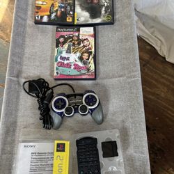 Play Station 2 Games & New Controller