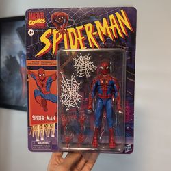 Marvel Legends CEL Shaded Spiderman figure