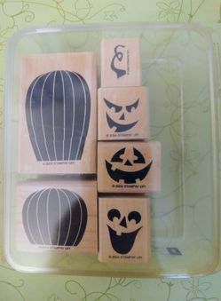 Stampin' Up! Carved & Candlelit stamp set.