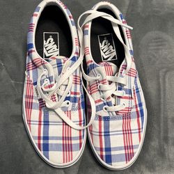Vans Red White Blue Shoes