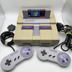 Super Nintendo SNES Console W/Games
