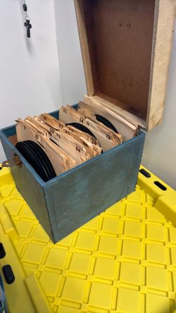 Box Of Old 45 Records Mystery Box
